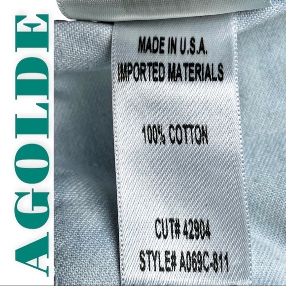 AGOLDE 90s Jean Distressed High Rise Relaxed Buttonfly, Size 28 - Picture 7 of 12